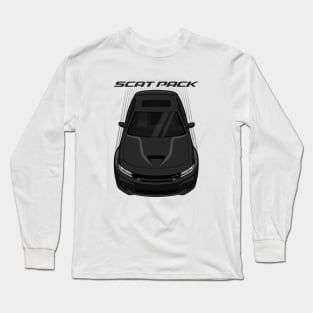 Dodge Charger Scat Pack Widebody - Black Long Sleeve T-Shirt